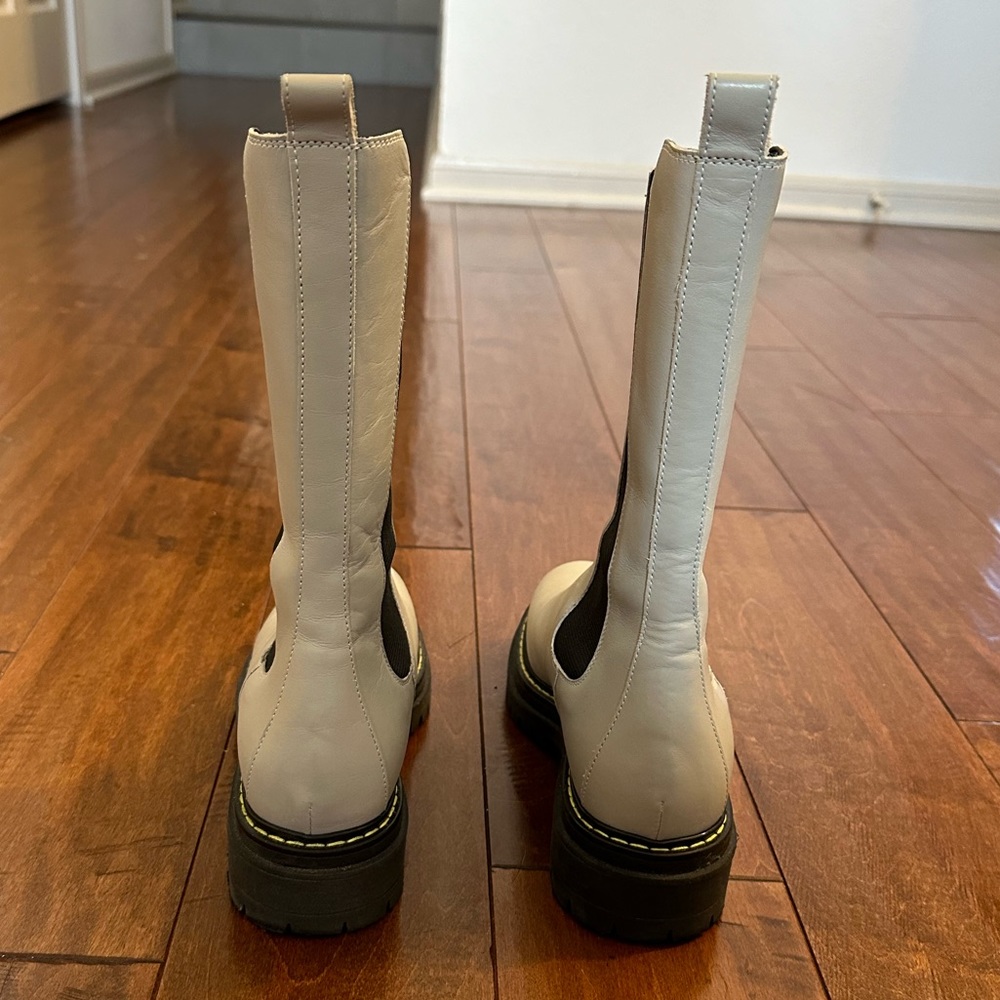 Pinko Gray Natalie Stivale Lug Boots Sz 36 or 6 - Picture 11 of 16